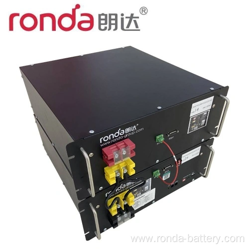 48V 150Ah LiFePO4 Battery High-Capacity Telecom Backup Power Supply for Station and Critical Infrastructure Ronda