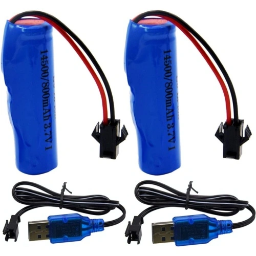3.2V 14500-600 Cylindrical Cell High-Capacity Rechargeable Battery for Flashlights, Remote Controls RD225
