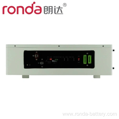 51.2V 100Ah 5kWh LiFePO4 Battery Home Energy Storage Wall-Mounted Solar Power Backup for Residential Use RONDA