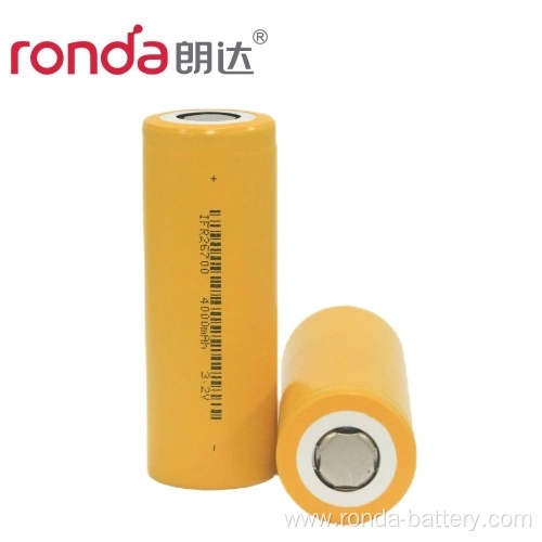 IFR26700-4000mAh 3.2V Cylindrical LiFePO4 Battery High-Capacity Long-Life for Solar Storage & UPS Systems