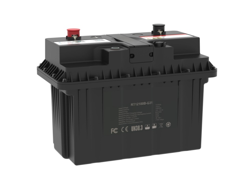 12V 100Ah Smart Lithium Iron Phosphate Battery LiFePO? Deep Cycle BCI Group 31 for RV Boat Off-Grid Solar C&D Emerging Energy
