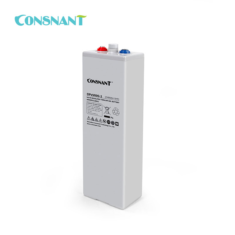 OPzV Solid-state Lead Battery 12V/2V 60Ah~3000Ah Tubular Gel VRLA for Telecom Solar UPS Consnant