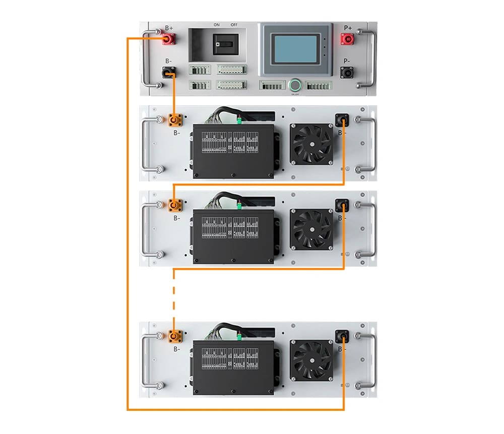 VNICE 53.2KWh 512V High Voltage Battery Systems Lifepo4 Energy Storage ESS for Commercial and Industrial Applications