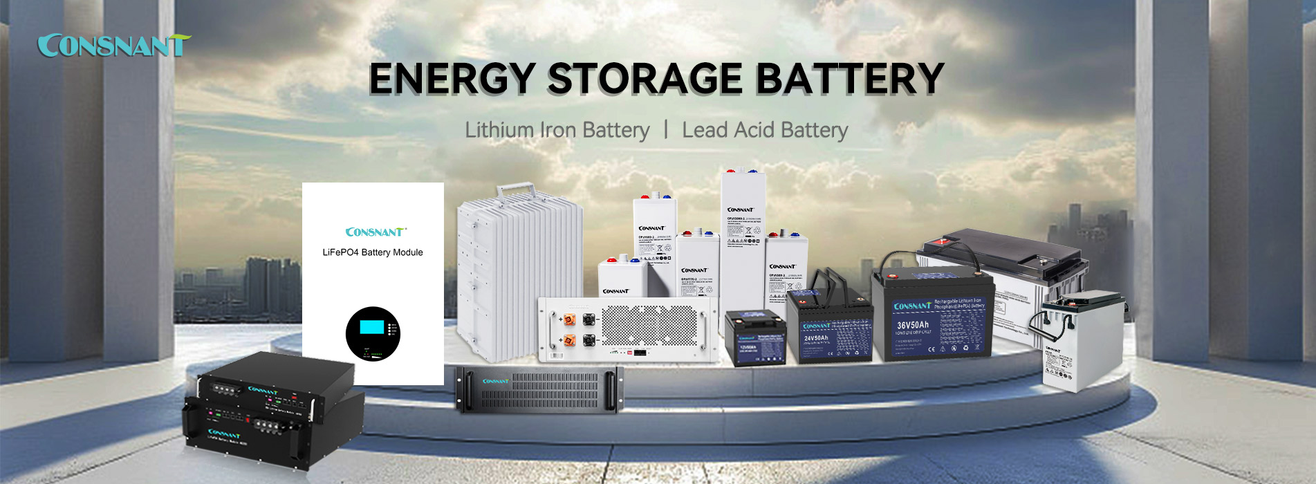 Home Energy Storage System 10/15/20/25kWh 51.2V SmartCube for Household and Office Use