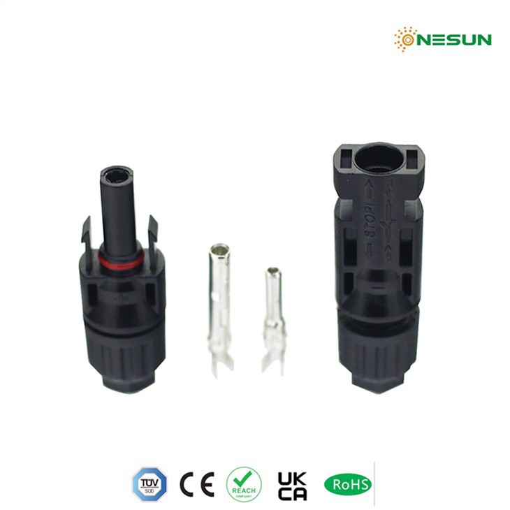 PPO Material PV Connector 1000V IP67 Waterproof UV Resistant for Solar Panels ONESUN