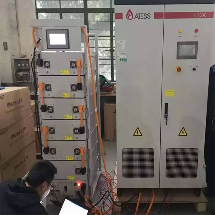 ATESS HPS 30KW Hybrid Inverter 480-800V MPPT Input 190-240VAC Output for Home and Commercial Energy Storage Systems