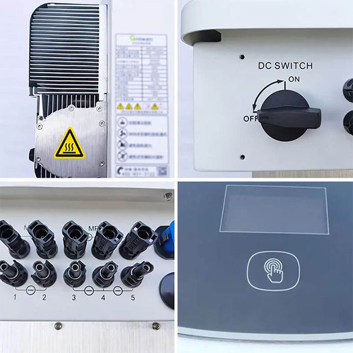 MID 30KTL3 X PV Inverter 1100V MPPT 200-1000V 3-Phase Grid-Tied Solar System Growatt