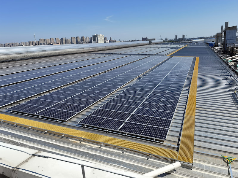 Solar Fiberglass Walkway Slip-Resistant FRP Grating for Industrial Platforms and Solar Farms