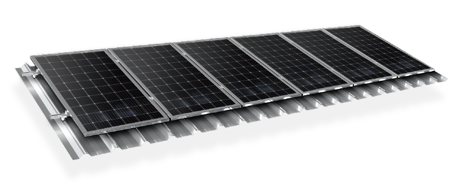 Mounting System Aluminum Profile 25-Year Service Life for Solar Panels on Roofs and Ground