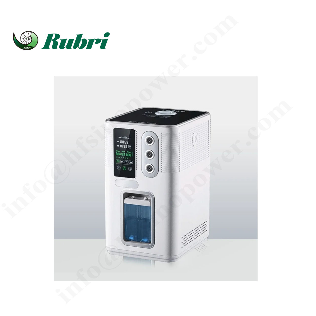 Hydrogen Inhalation Machine 1500ml/min 99.99% Purity Pulse Mode for Home Use Rubri