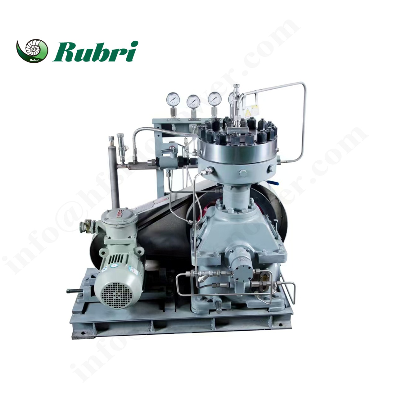 Hydrogen Gas Diaphragm Booster System 35Mpa-750bar Leak-Free Boosting for Hydrogen Refueling Stations and Fuel Cell Applications