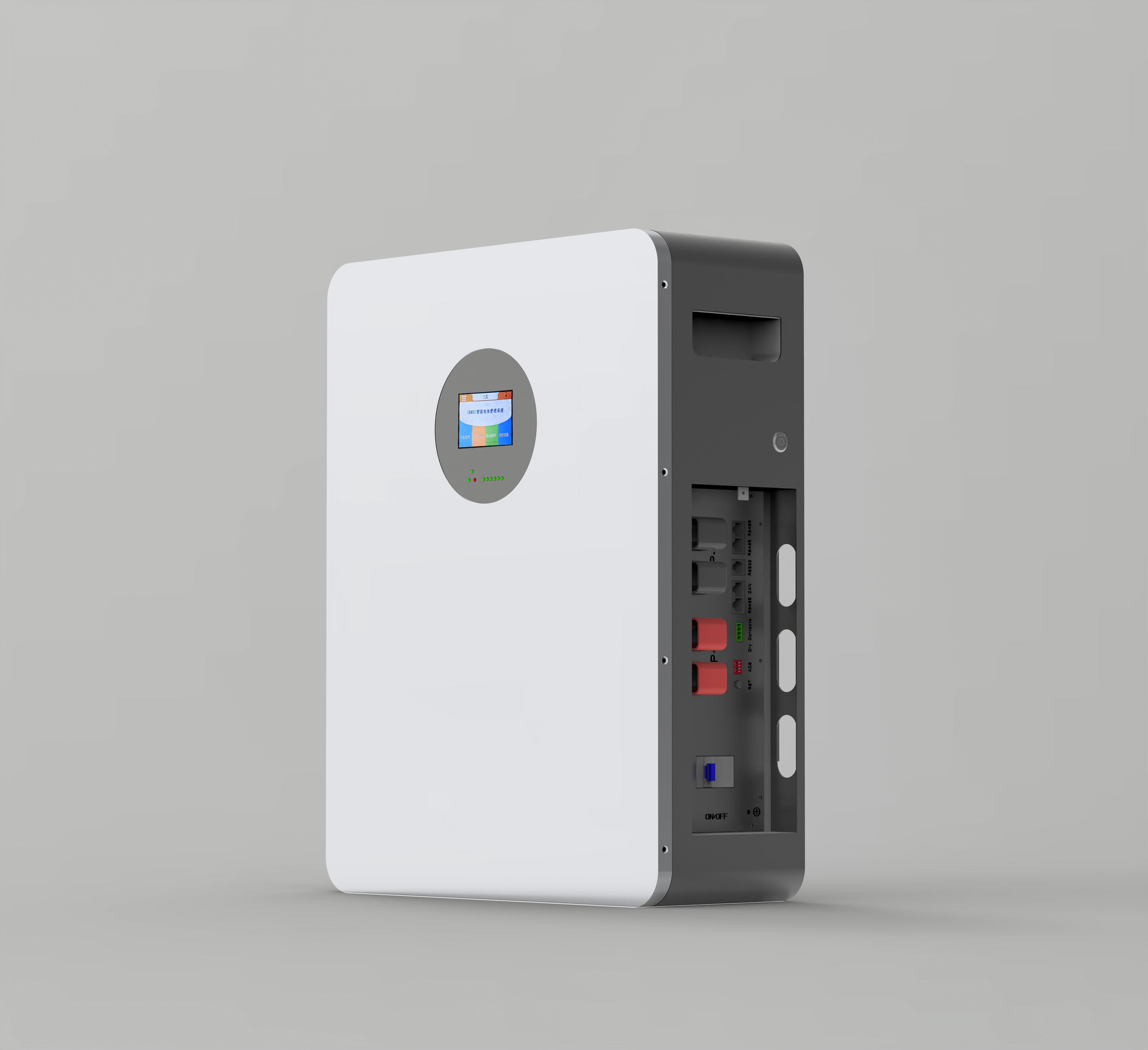 Wall-mounted Lithium Battery 6000 Cycles Life 5KWh 51.2V LiFePO4 Off-grid Emergency Power Supply