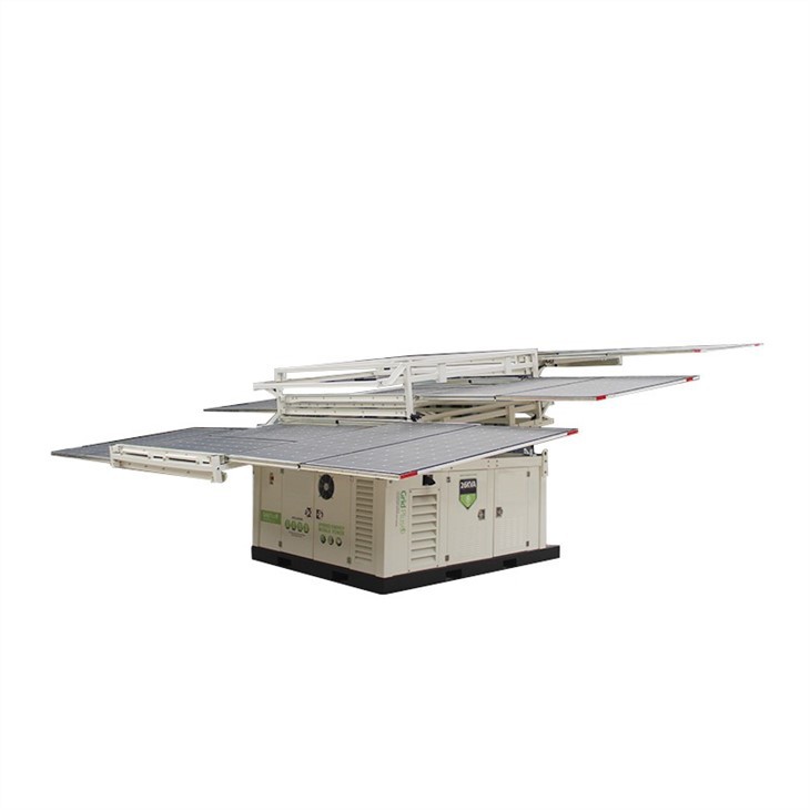 Off Grid Mobile Power Station 5850W Solar Generator DC48V for Remote Power Supply HIPOWER