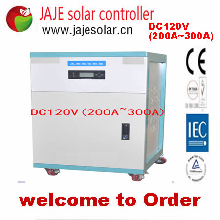 DC120V(200A-300A) Solar Charge Controller PWM Charging, 24-36kW Off-Grid Systems JAJE