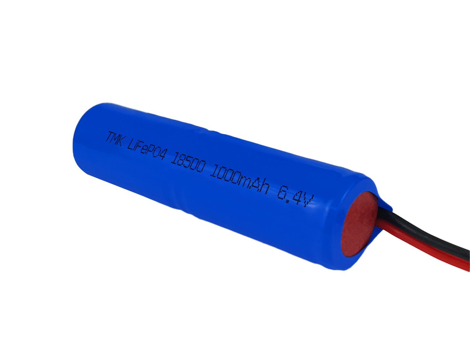 High Rate Discharge LiFePO4 Battery 18500 1000mAh 6.4V Long Cycle Life 3000+ for Solar Lighting Emergency Backup Power Tmk