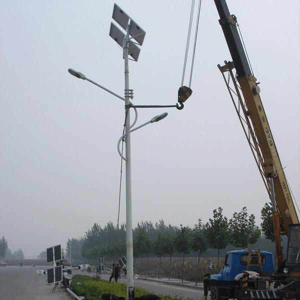 Solar Street Light 60W 8m Pole with Gel Battery Outdoor Lighting for Roadway Jiansheng
