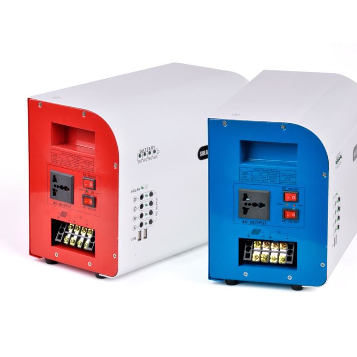 150W Solar Power System 12V80AH Battery Pure Sine Wave Inverter for Home Off-Grid Use Jiansheng