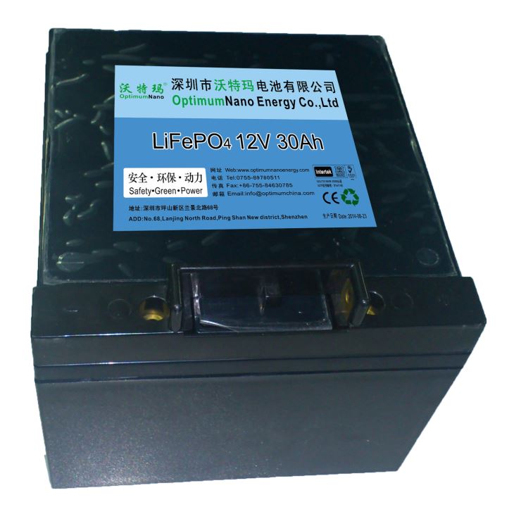24V 36V 48V 72V Golf Cart Lithium Battery 12V 30Ah High Capacity Long Cycle Life for Electric Golf Carts OptimumNano