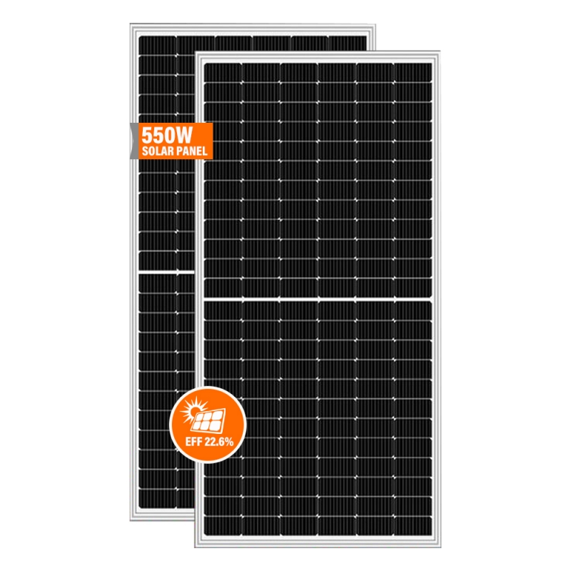 550W Mono Solar Panel 144 Cells 21.3% Efficiency High Power for Residential and Commercial Installations SR-SOLAR