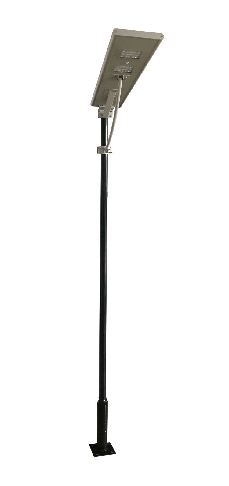 HYBRID LED SOLAR STREET LIGHT (All in One) 30w DC-AC Hybrid, LiFePO4 Battery, 120W Lamp Power for Outdoor Lighting Jiansheng