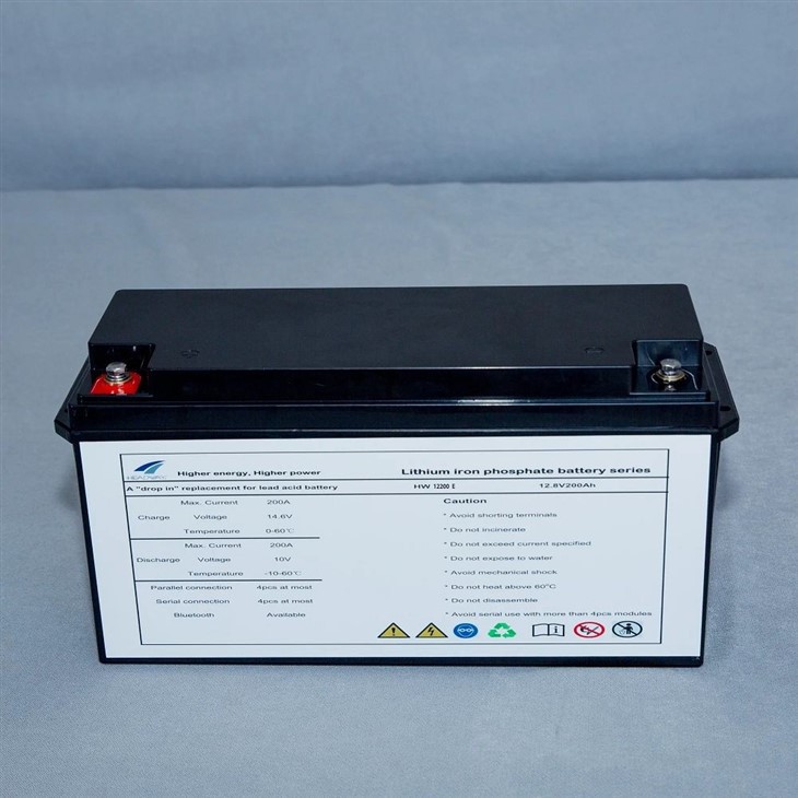 Lithium Battery Bank for Solar 12.8V 100Ah/200Ah LiFePO4 Long Cycle Life IP65 for Solar Storage RV Marine