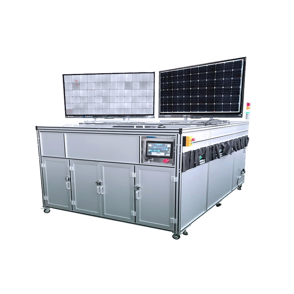 Online Automatic Solar Module EL Defect Tester with Visual Inspecting Function High-Speed ≤24s Testing for Cracks Black Spots Ooitech