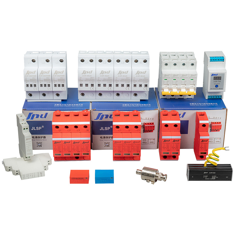 DC Surge Protector 40kA 800V Solar PV System Protection with Remote Signaling Jinli