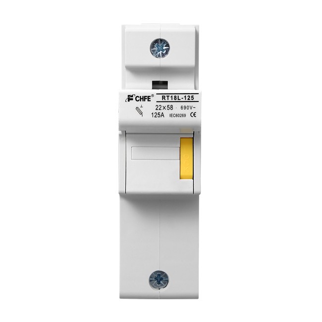 RT18 690V Fusible Base Box Plastic Fuse Holder with Lock and Indicator for Energy Storage and Battery Systems