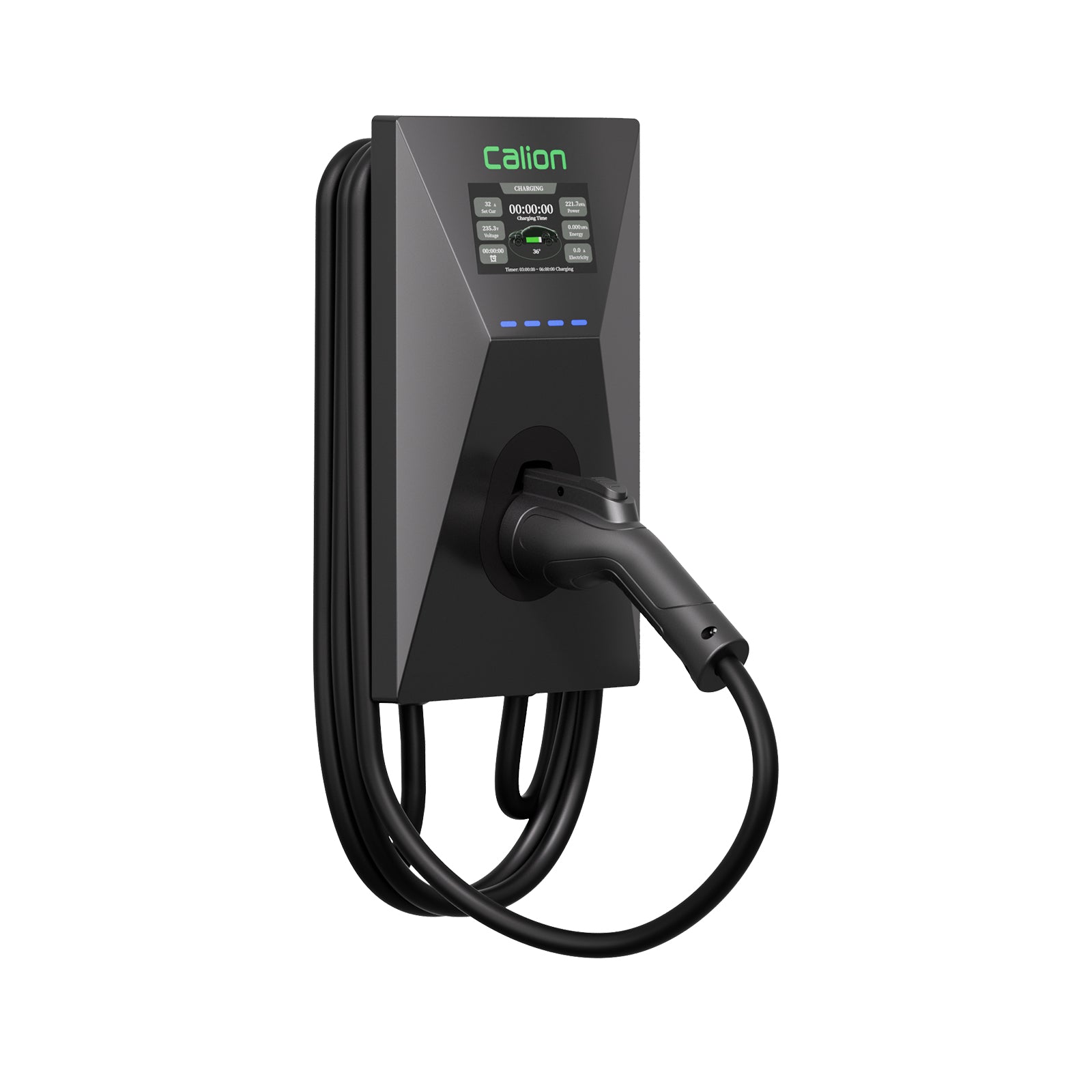 EVSE Level 2 Smart AC EV Charger Wall-Mounted & Floor-Standing 7.5kW-22kW for Residential and Commercial Use