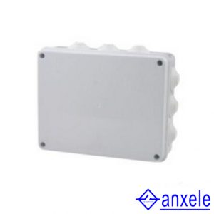 AX-RA 255×200×120 Junction Box IP65 Waterproof 12 Holes for Outdoor Electrical Enclosure in Solar Energy and Battery Storage Systems