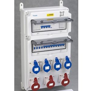 AESM-517 IP67 Portable and stationary power boxes Waterproof Dustproof for Solar PV Systems Outdoor Power Supply