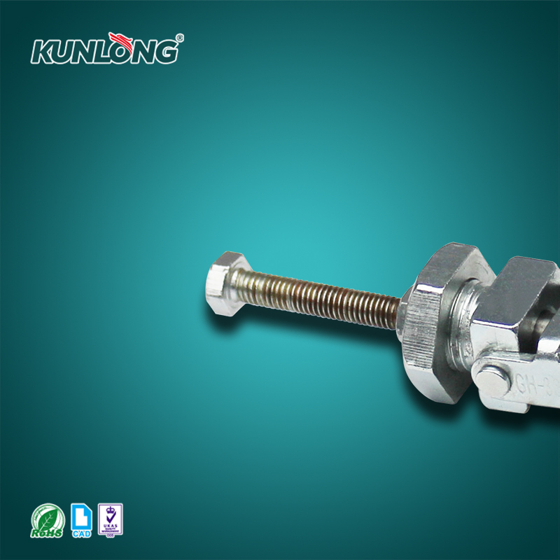 SK3-021H-10 Industrial Vertical Adjustable Toggle Clamp with Blue Zinc Plated Finish for Equipment Fixtures KUNLONG