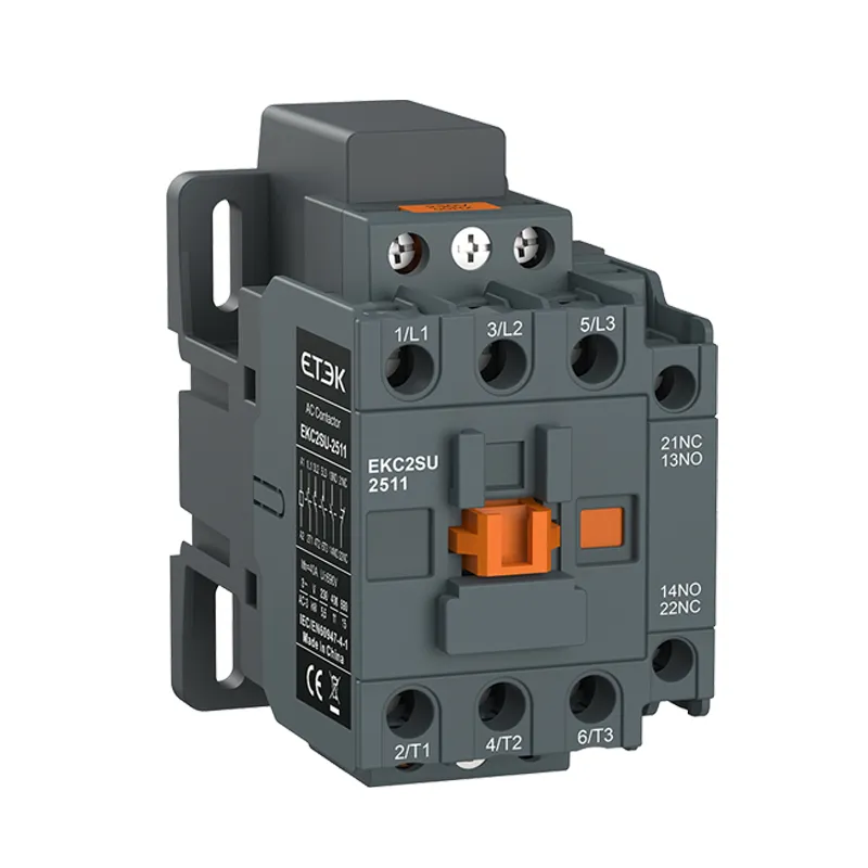 Built-in Surge Suppressors Contactor 3P 9-95A with 1NO+1NC Auxiliary Contact for 3-Phase Motor Control in Energy Storage Systems ETEK