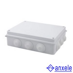 AX-RA 255×200×120 Junction Box IP65 Waterproof 12 Holes for Outdoor Electrical Enclosure in Solar Energy and Battery Storage Systems
