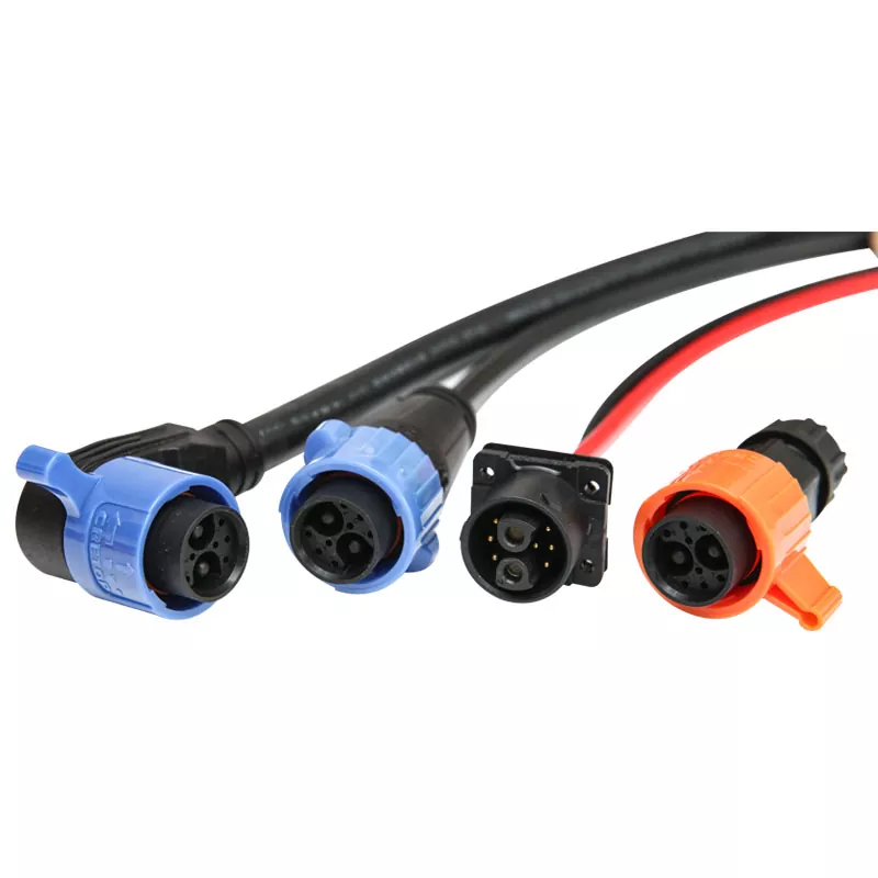 2+8Pin E-Motorcycle Connector 80V DC 50A IP67 Waterproof Electric Bike & Motorcycle Power Connection CRETOP