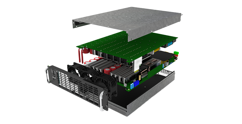 UR100040-SW (EU) 1000V/40A High-Efficiency EV Charging Module with Fan Cooling for Electric Vehicle Charging Stations