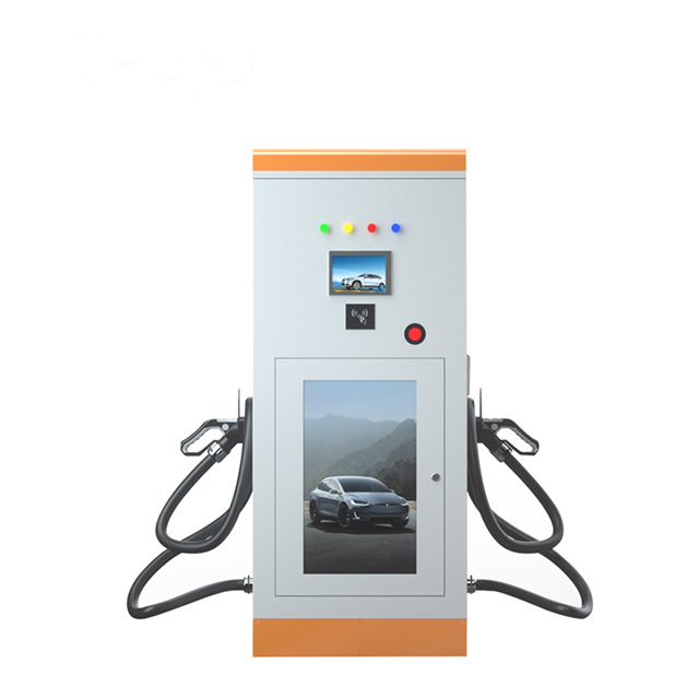 NEV-DC 30kw Double Gun DC Charging Pile 200-750VDC Fast Charging Station for Electric Vehicles Public Charging