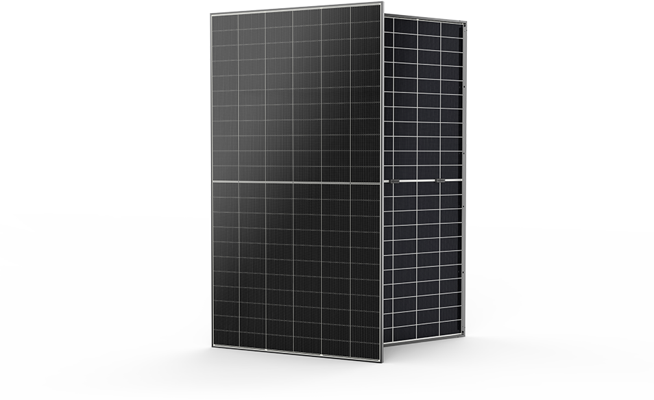 700-720W N-TOPCon 132 Half Cell Bifacial Module SMBB Technology, High Power Output Ground Mount Solar Panel