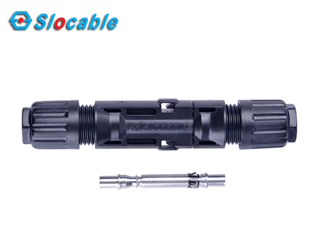 Slocable M4 Solar Connectors 50A 1000V/1500V IP68 Waterproof for PV Panels MC4 Compatible