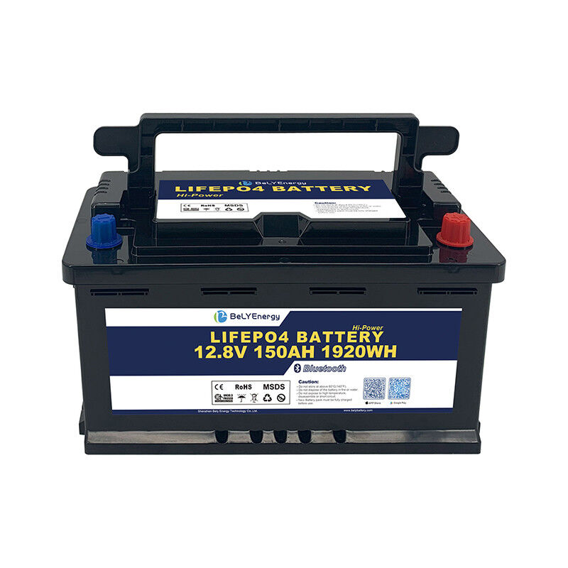 12V 150AH Bely Grade A Bluetooth BMS Battery Smart for Scooter Yacht