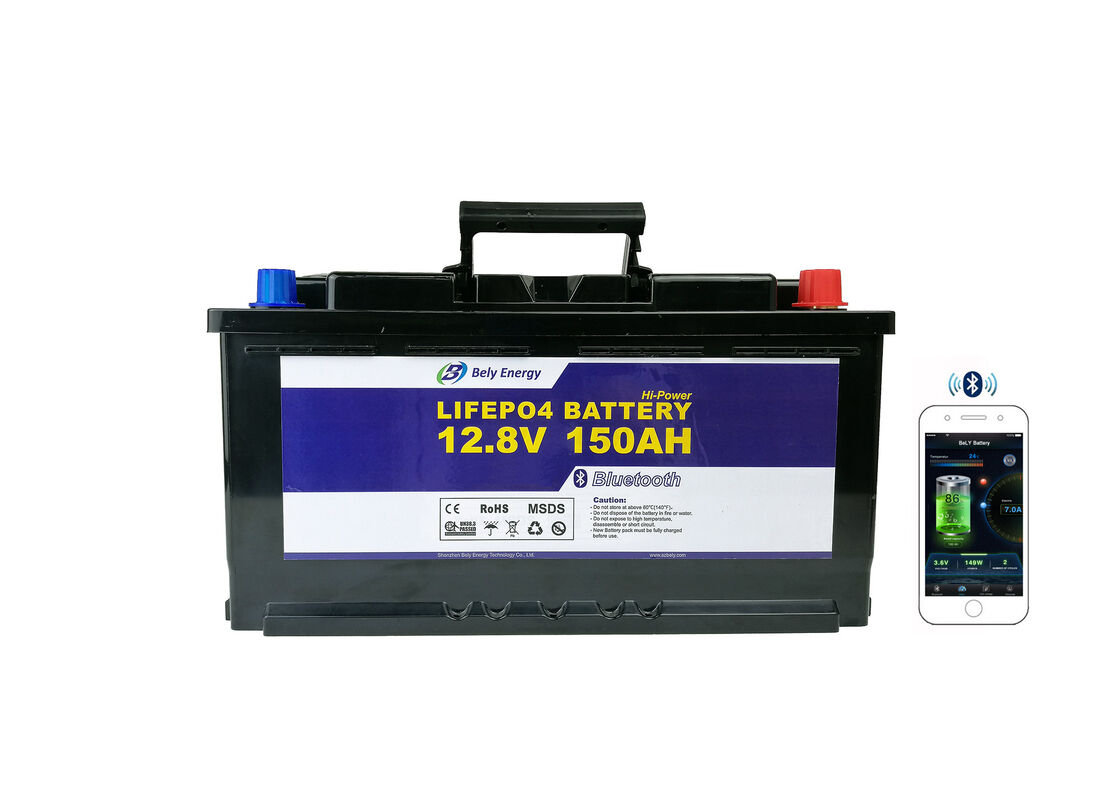 150Ah Bluetooth Lithium Battery Ul 1642 12v Lithium Battery With BMS LiFePO4 Cell 150Ah/1920Wh 12.8V for Home Solar Energy Storage System