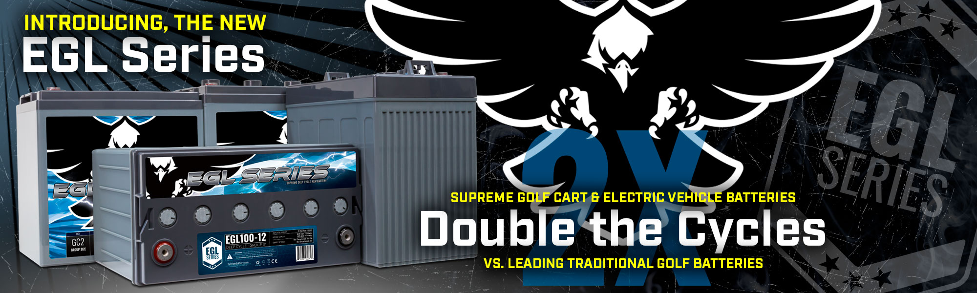 EG SERIES Deep Cycle AGM Battery 20-Year Design Life for Solar Storage & UPS Backup Power FullRiver