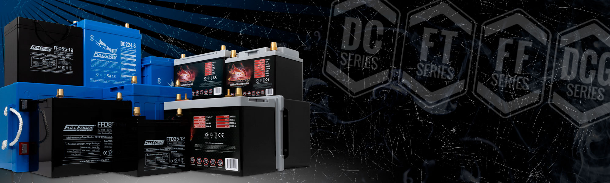 HGHL High Rate Deep Cycle Battery 20% Higher Energy Density for Backup Power & Emergency Systems Fullriver