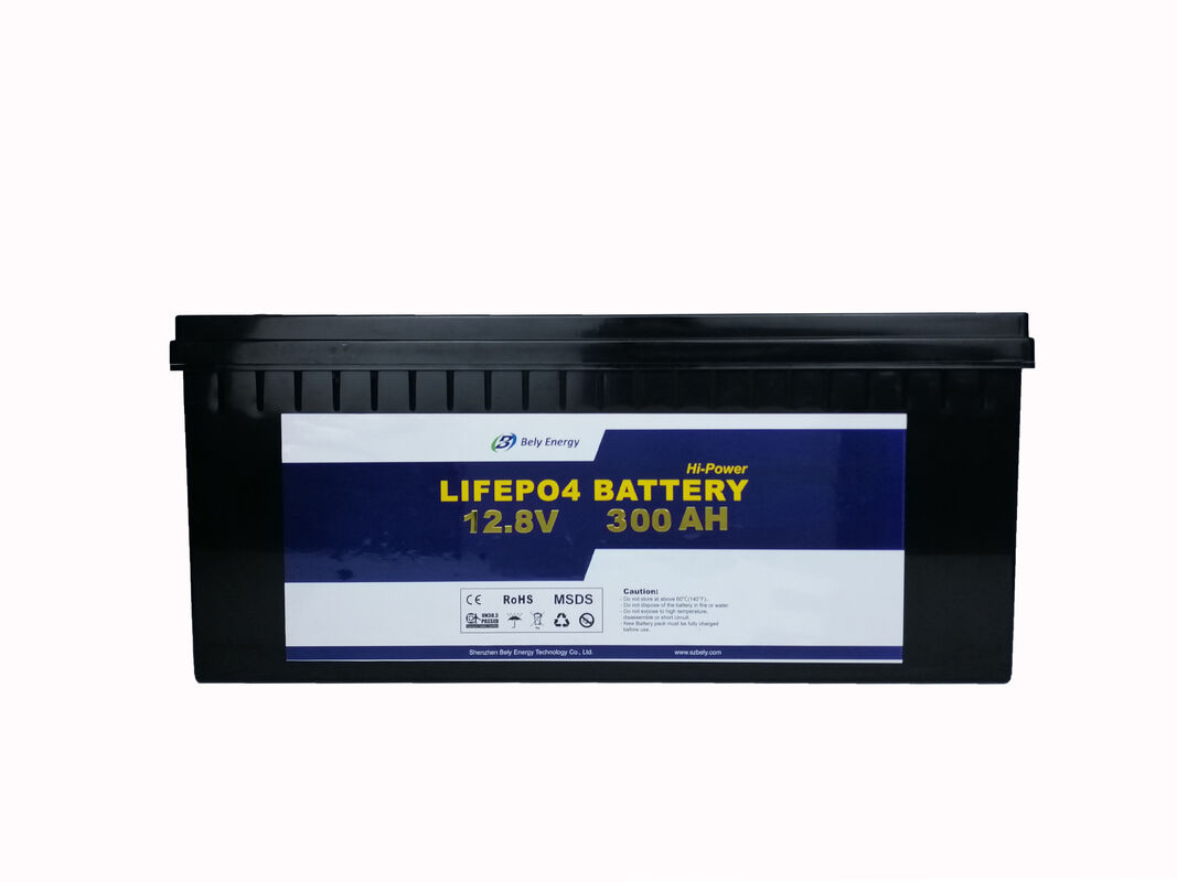 18650 Rechargeable LiFePO4 Battery 12V 300Ah High Security Long Cycle Life for RV Marine and Leisure Applications