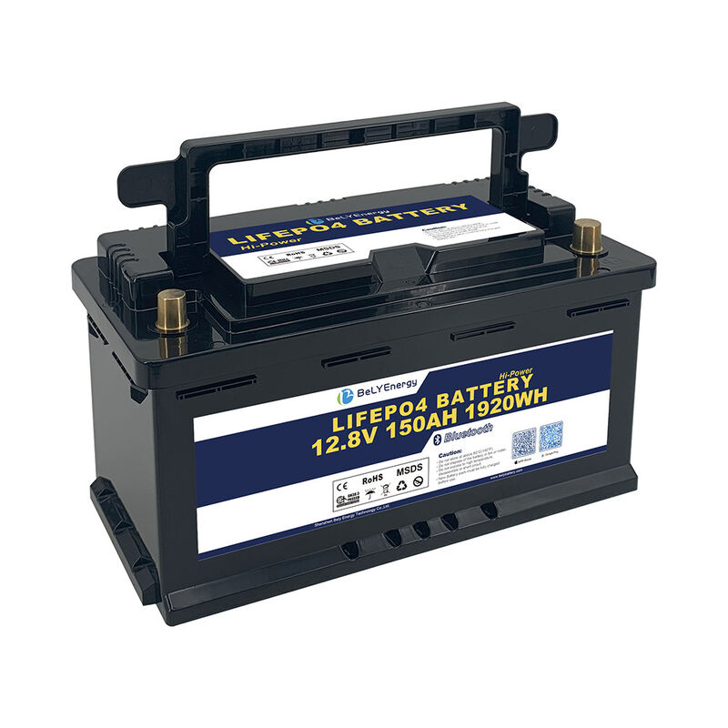 12V 150AH Bely Grade A Bluetooth BMS Battery Smart for Scooter Yacht