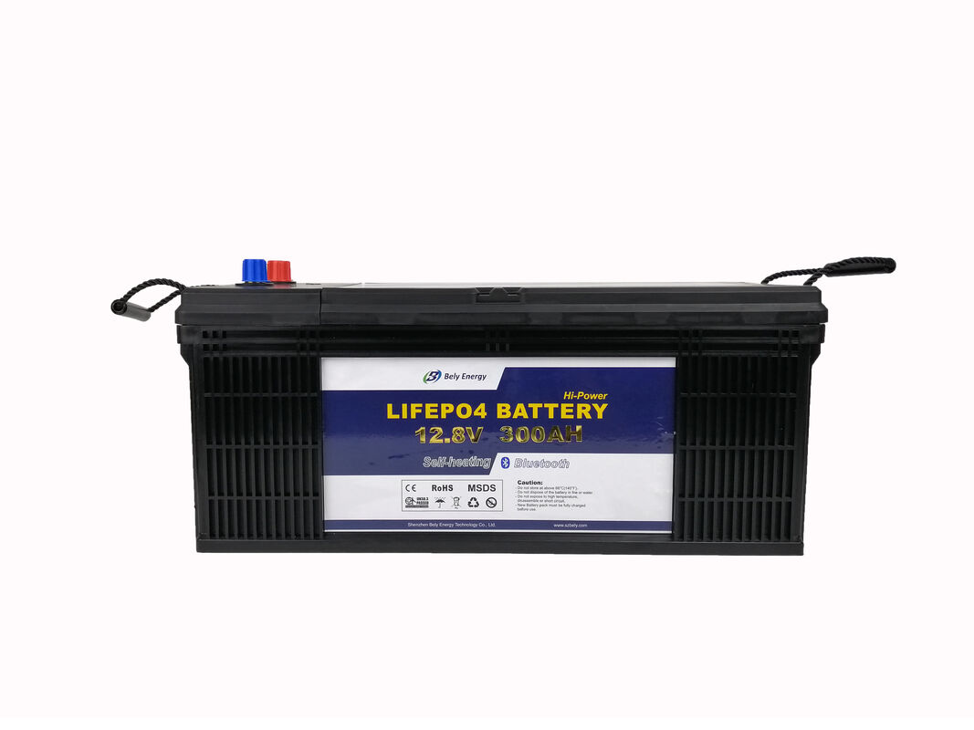 3840Wh Energy Storage Lithium Battery 12V 300ah Lifepo4 with Bluetooth & Heating for Solar System Bely