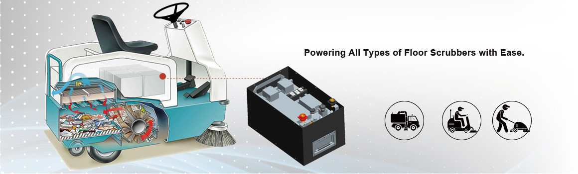 Powering All Types of Floor Scrubbers with Ease. Powering All Types of Floor Scrubbers with Ease.