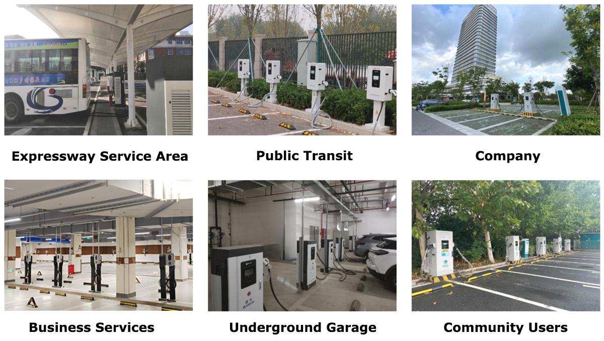 60KW Electric Car Charging Points Applications